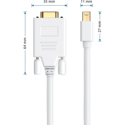 BASIX MINI DP TO VGA CABLE D13(1)